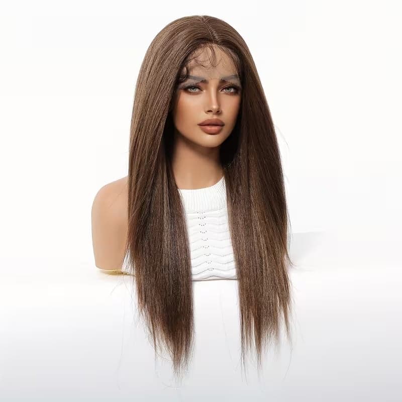 Bianca — дълга, права, кафява
